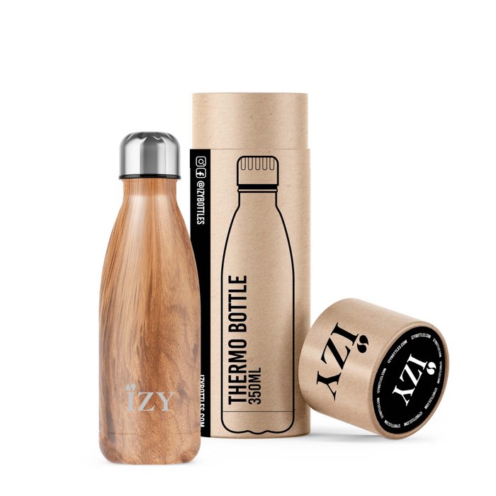 IZY Bottles Thermos Flesje 350 ml (Brown)
