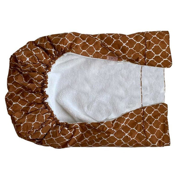 Tuck-Inn wiegdeken Hazel Brown (40x80  pre- order)