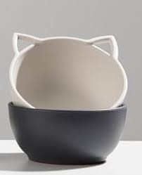 Kinderbowl- Kat (per set van 4)